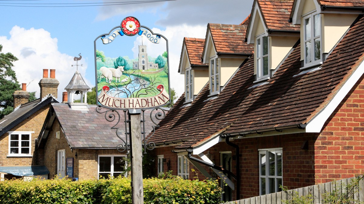 Much Hadham taxi pickup area